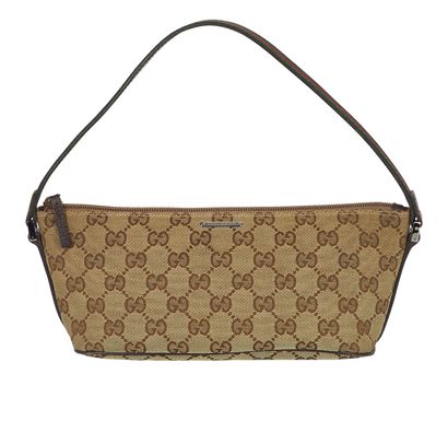 Gucci Monogram Boat Pochette, front view